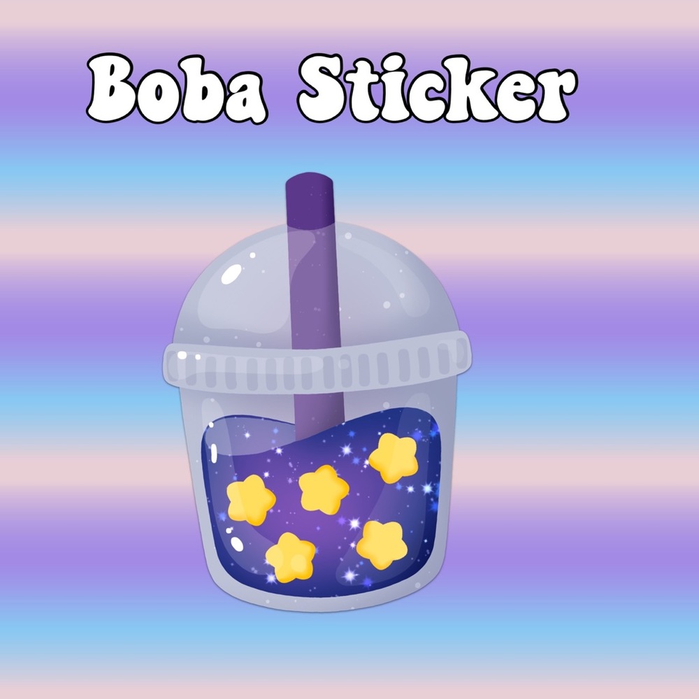 5/$5 Kawaii Sticker Boba